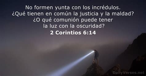 2 Corinto 6:14.